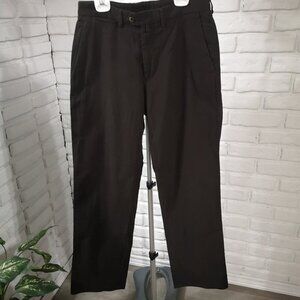 Faconnable Men's Size 31 Straight leg Dark Brown Designed in France Pants